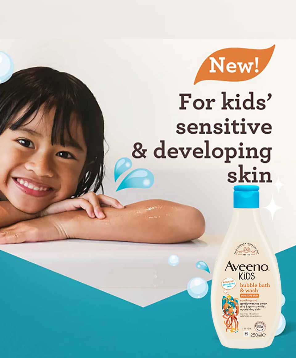 Aveeno Kids Bubble Bath And Wash
