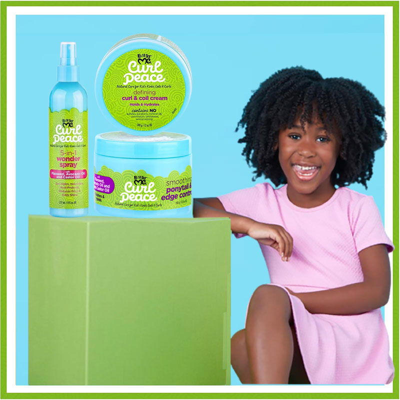 Just For Me Curl Peace Kids Added Moisture Bundle