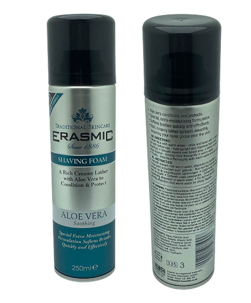 Erasmic Aloe Vera Soothing Shaving Foam