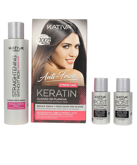 Keratin Anti Frizz Straightening Kit