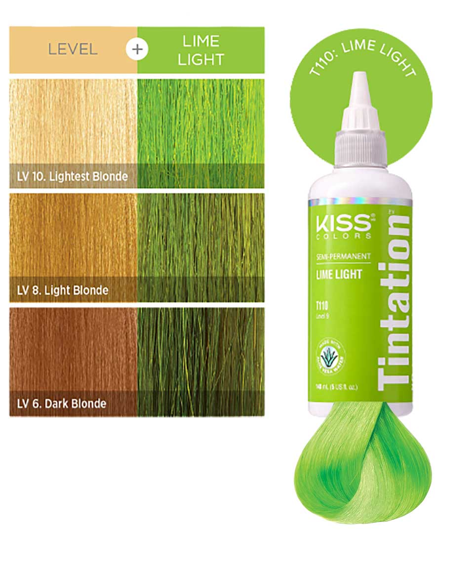 Kiss Colors Tintation Semi Permanent Lime Light TT110