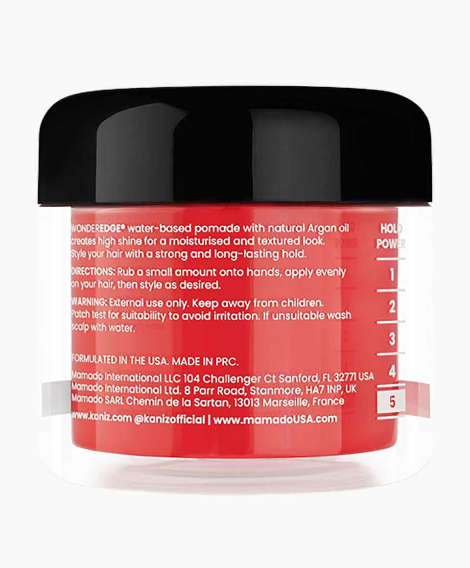 Wonder Edge Strawberry Scent Strong Hold Water Based Pomade