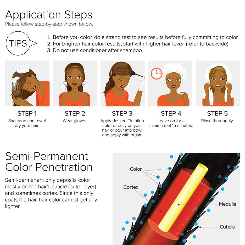Kiss Colors Tintation Semi Permanent Black T998