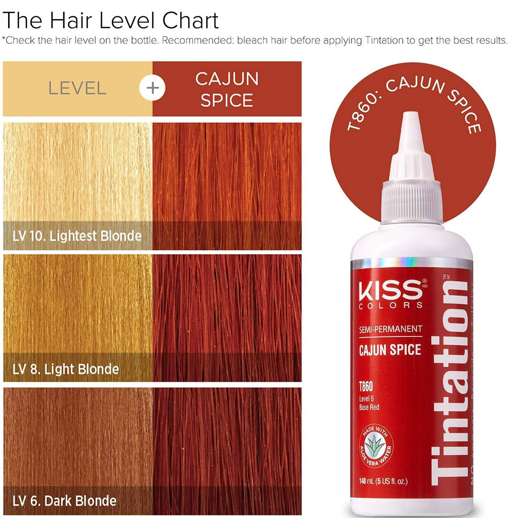 Kiss Colors Tintation Semi Permanent Cajun Spice T860