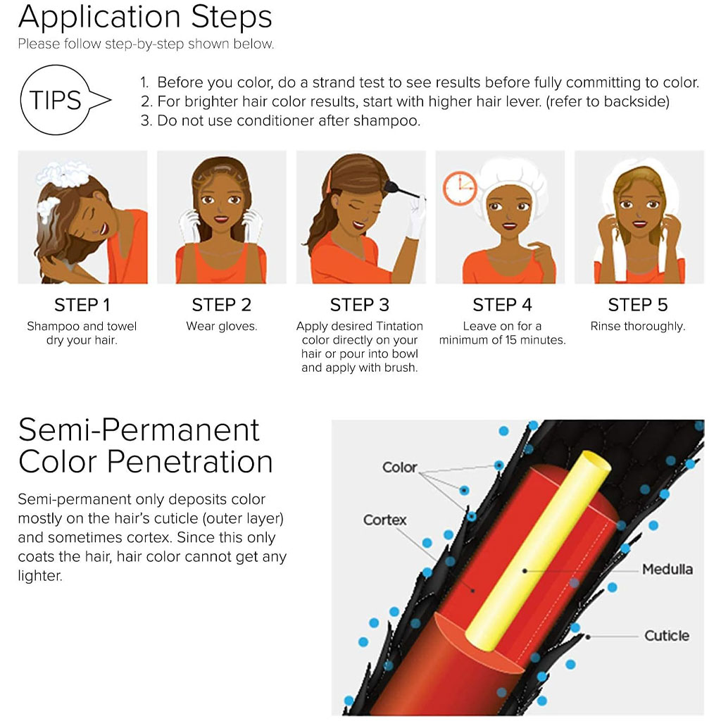 Kiss Colors Tintation Semi Permanent Red Storm T542