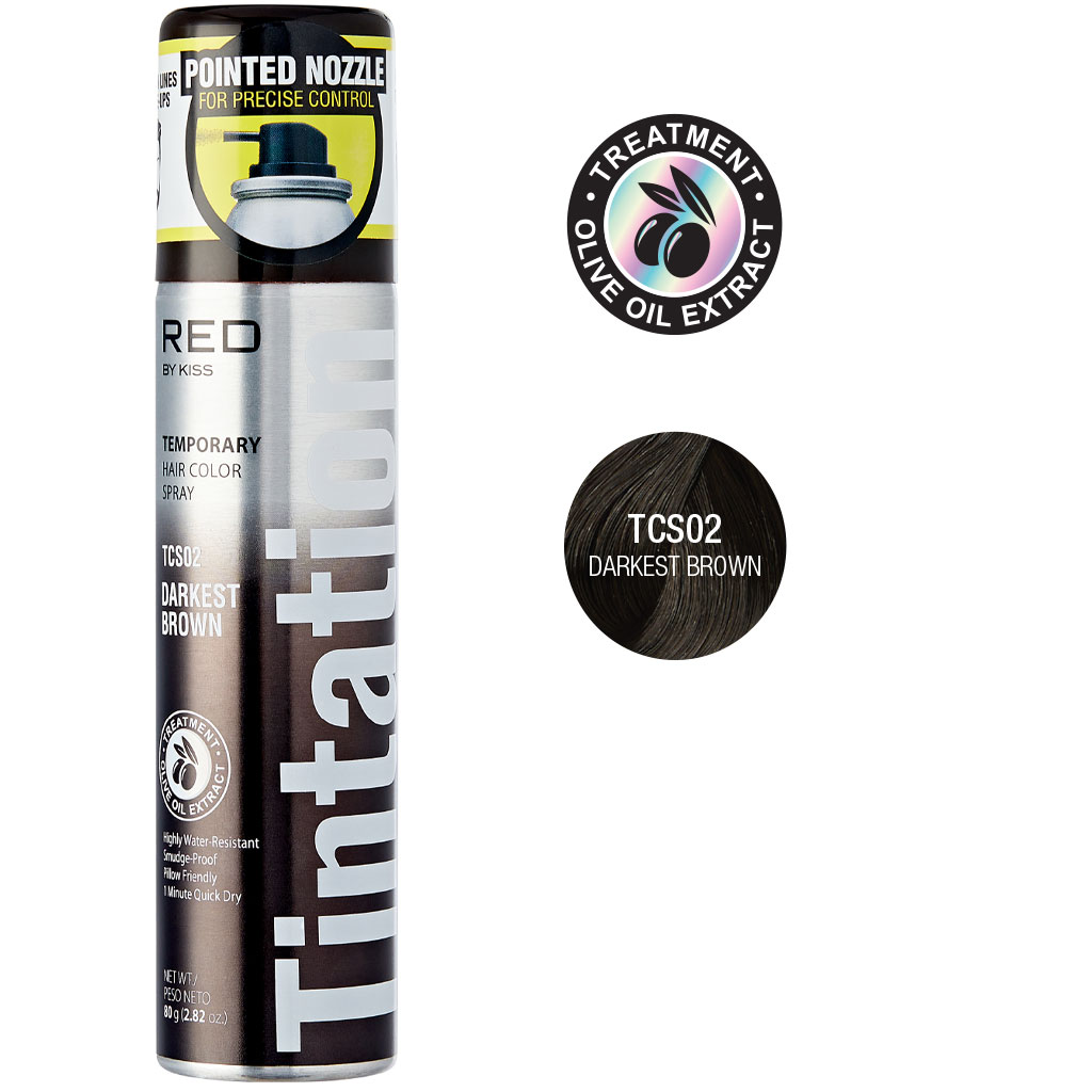 Kiss Tintation Temporary Root Touch Hair Color Spray
