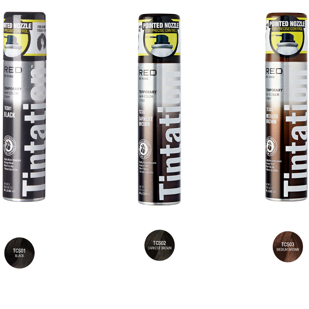 Kiss Tintation Temporary Root Touch Hair Color Spray