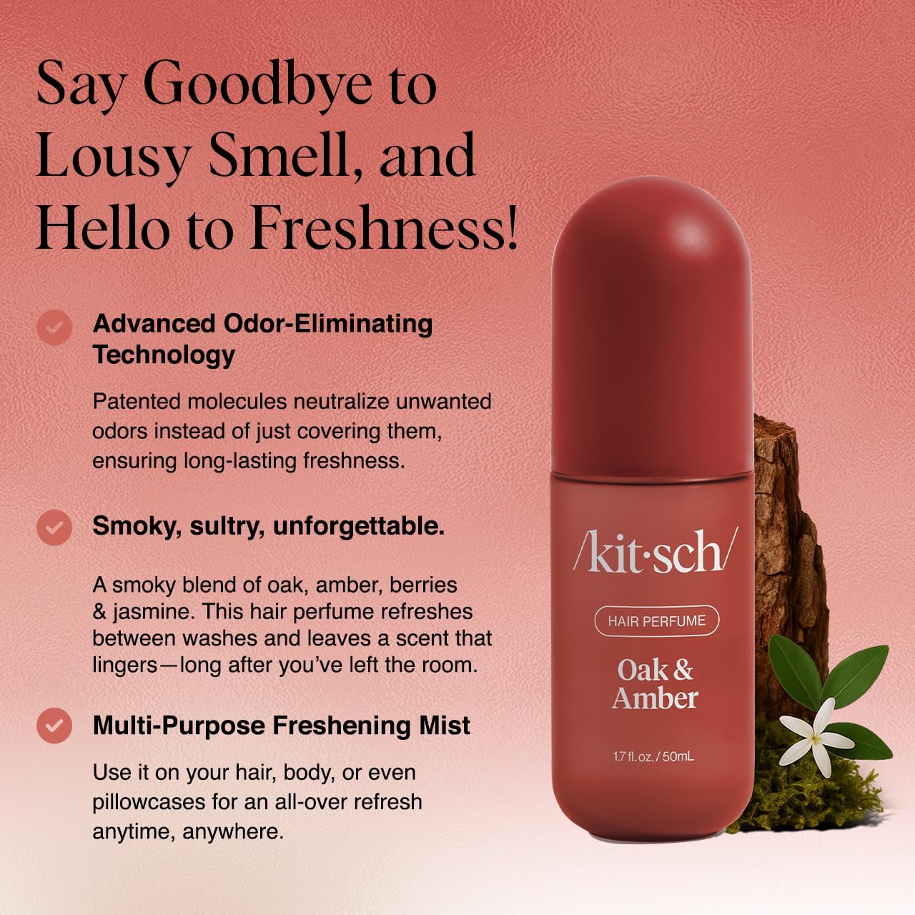 Kitsch Hair Perfume Oak And Amber