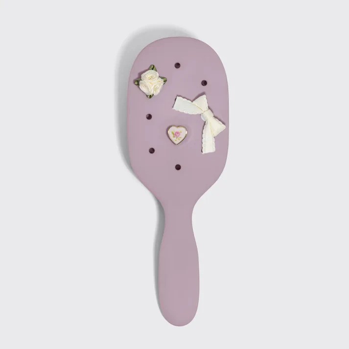 Kitsch Pop Costomizable Paddle Brush And Charm Set