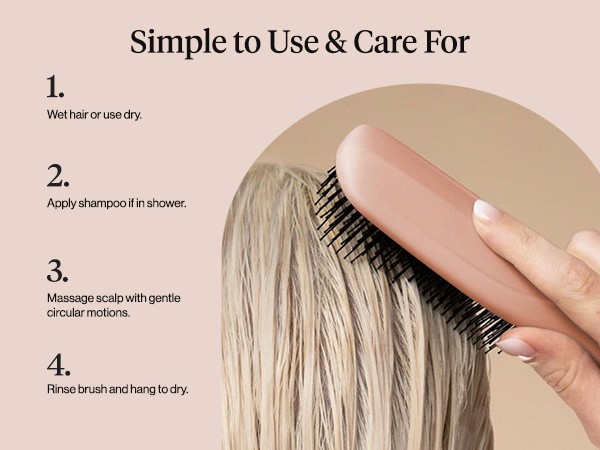 Kitsch Stimulating Scalp Renewal Brush Terracotta
