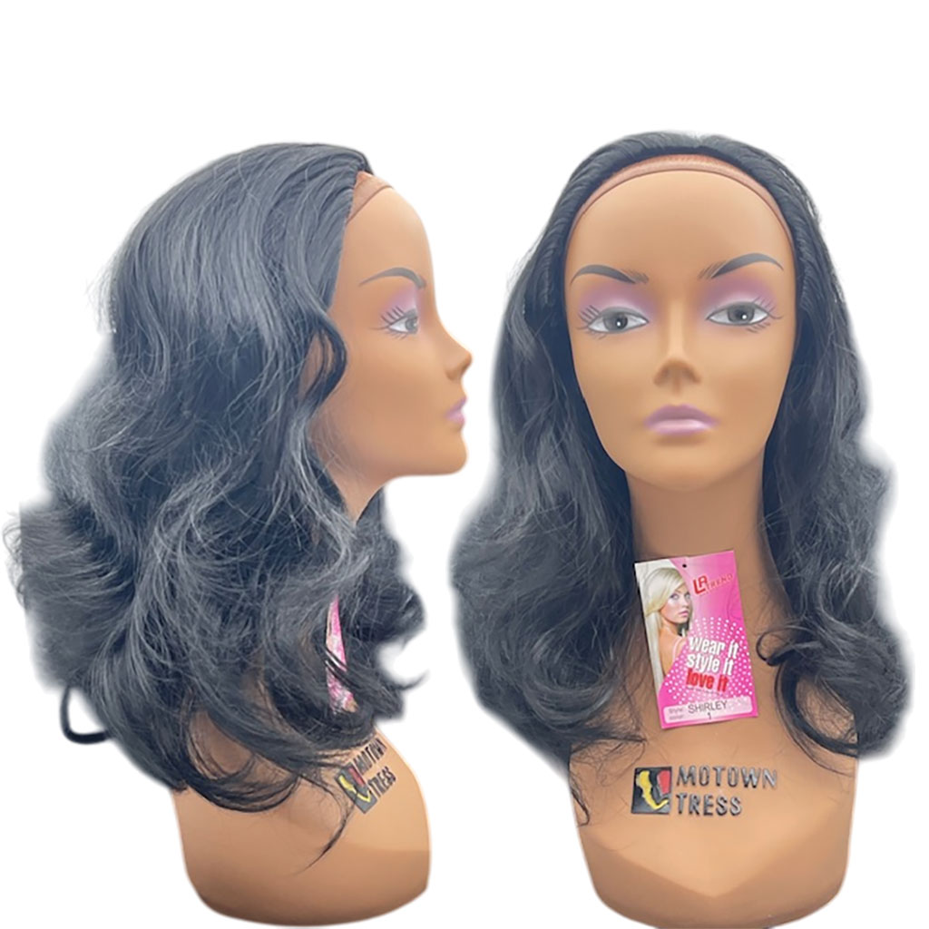 LA Trend Synthetic Shirley Half Wig