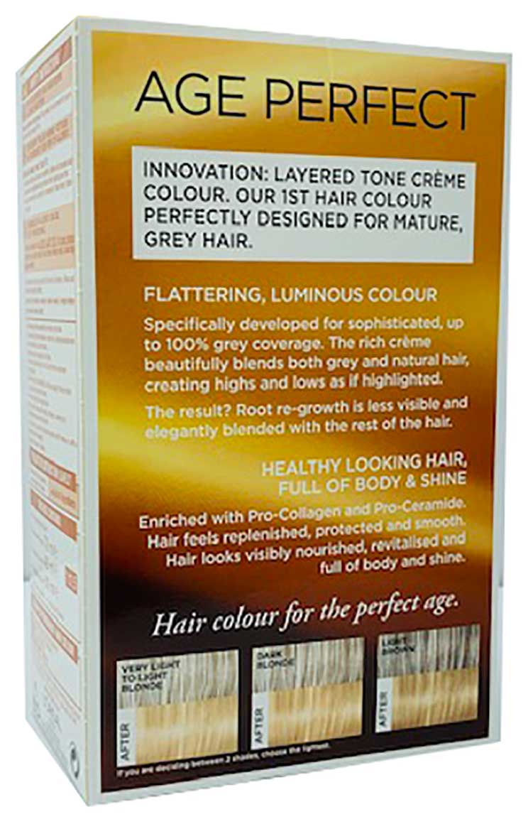Age Perfect Layered Tone Flattering Creme Color 8.31 Pure Beige Blonde
