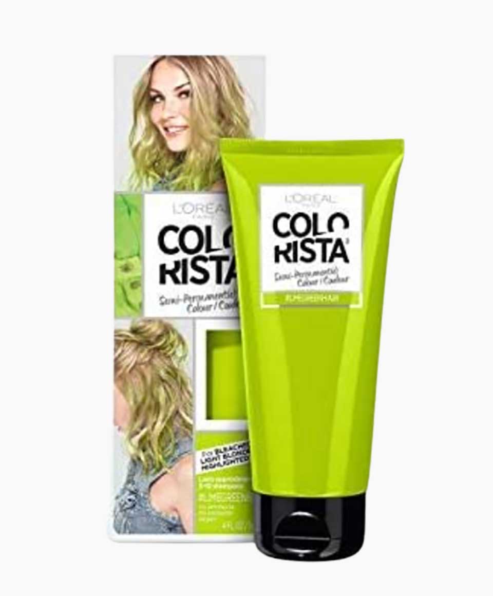 Colorista Washout Lime Semi Permanent Hair Dye