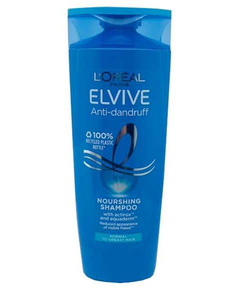 Elvive Anti Dandruff Nourishing Shampoo Normal To Greasy Hair