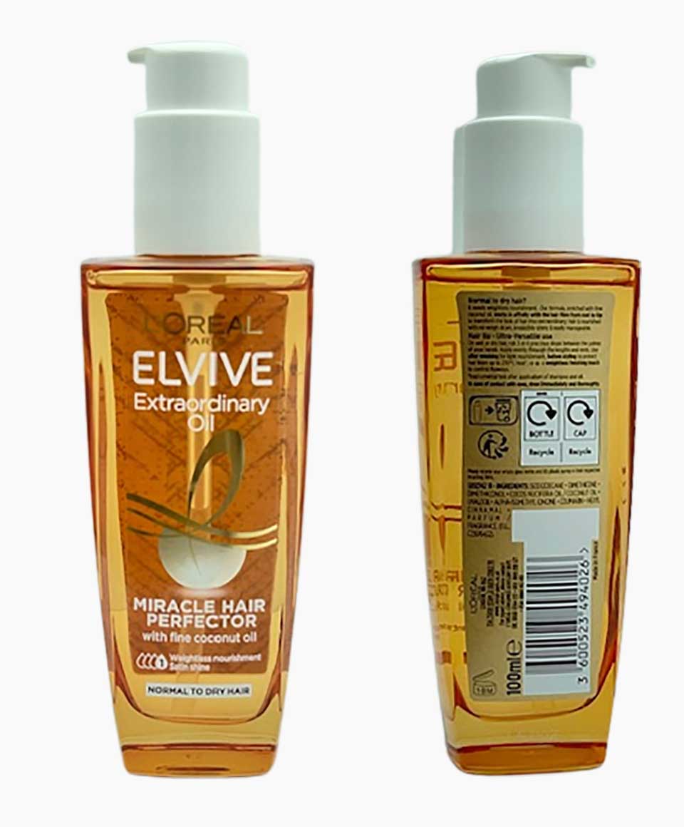 Elvive Extraordinary Oil With Coconut Oil For Normal To Dry Hair