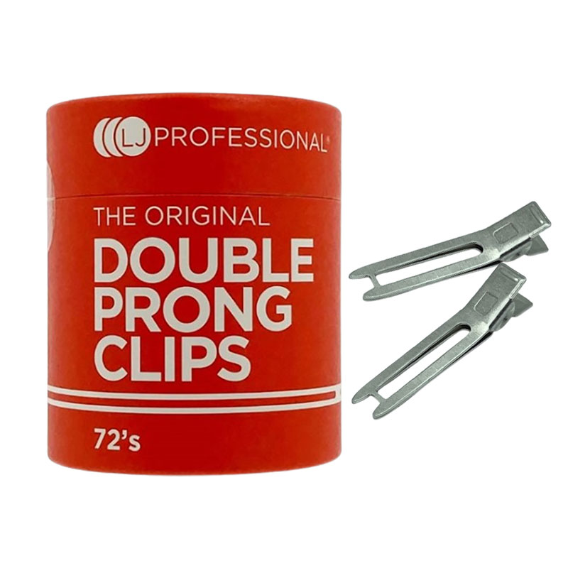 LJ Professional The Original Double Prong Clips