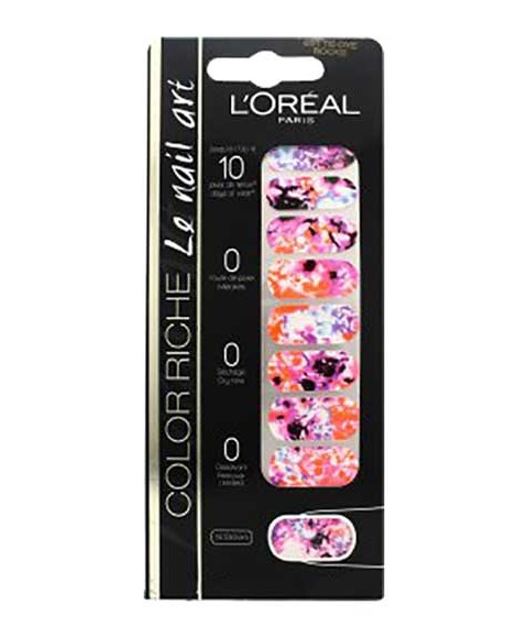 Color Riche Le Nail Art 031 Tie Dye Rocks