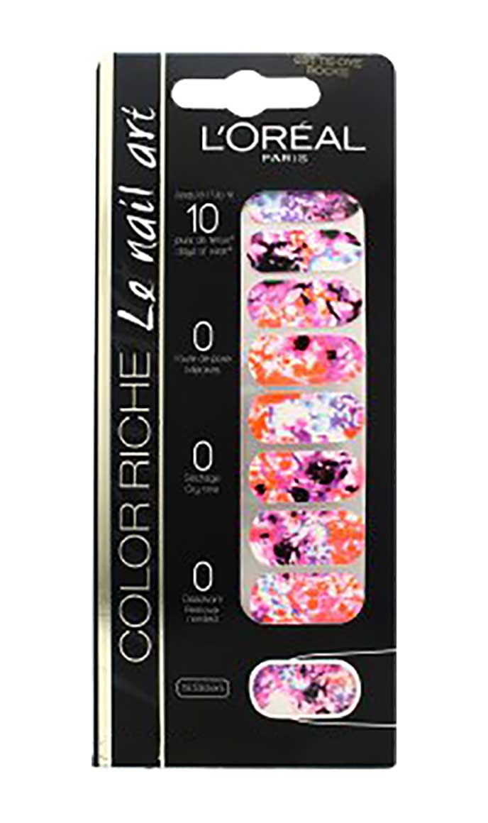 Color Riche Le Nail Art 031 Tie Dye Rocks