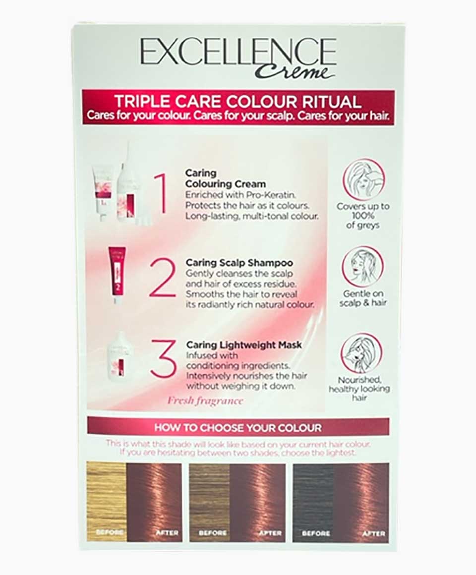 Excellence Creme Triple Care Colour 5.6 Natural Rich Auburn