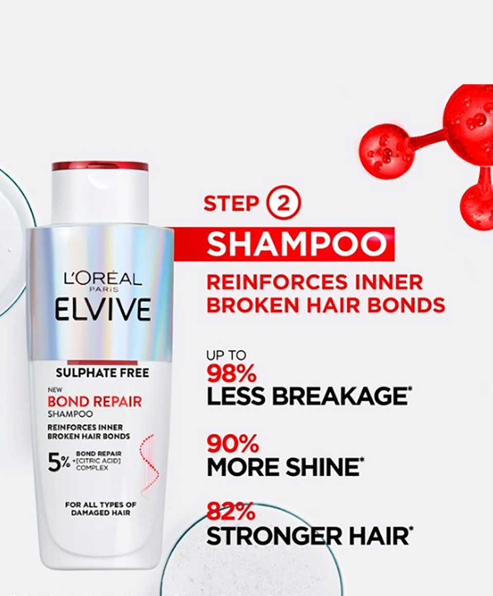 Elvive Sulphate Free Bond Repair Shampoo L Oreal Paris Elvive Sulphate Free Bond Repair Shampoo L Oreal Paris