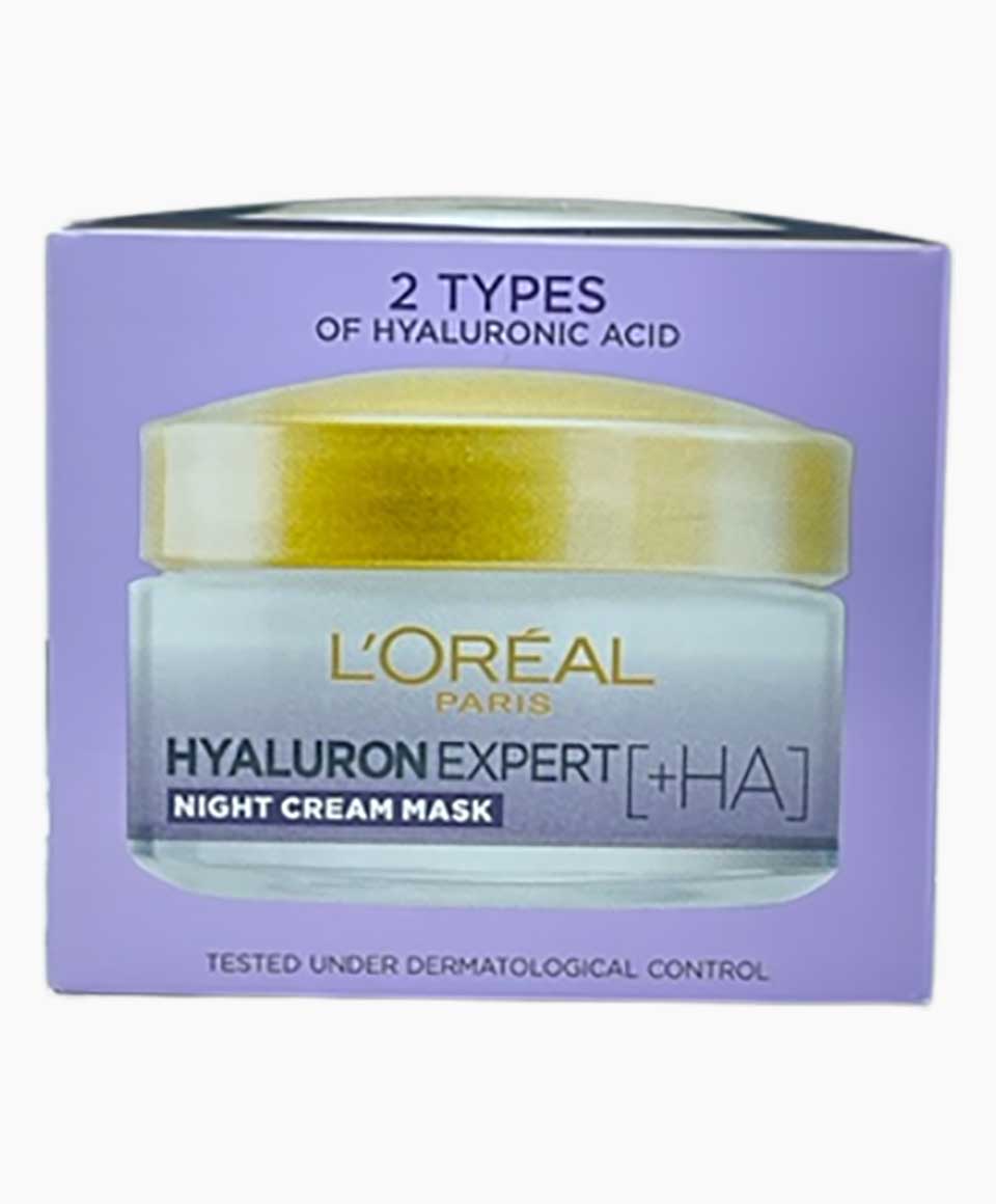 Hyaluron Expert Replumping Moisturising Care Night Cream Mask