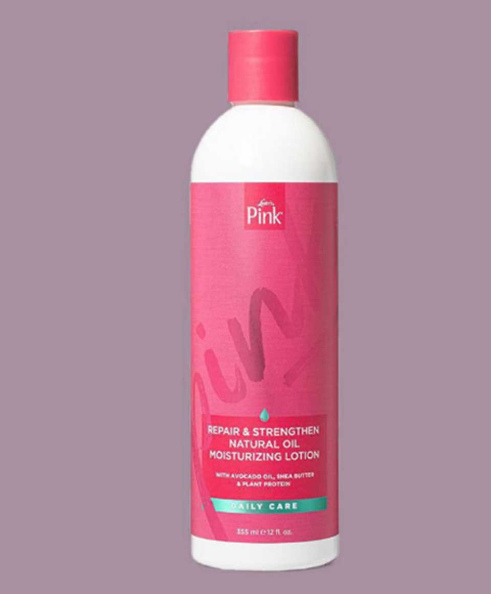 Lusters Products Pink Repair And Strengthen Natural Oil Moisturizing Lotion