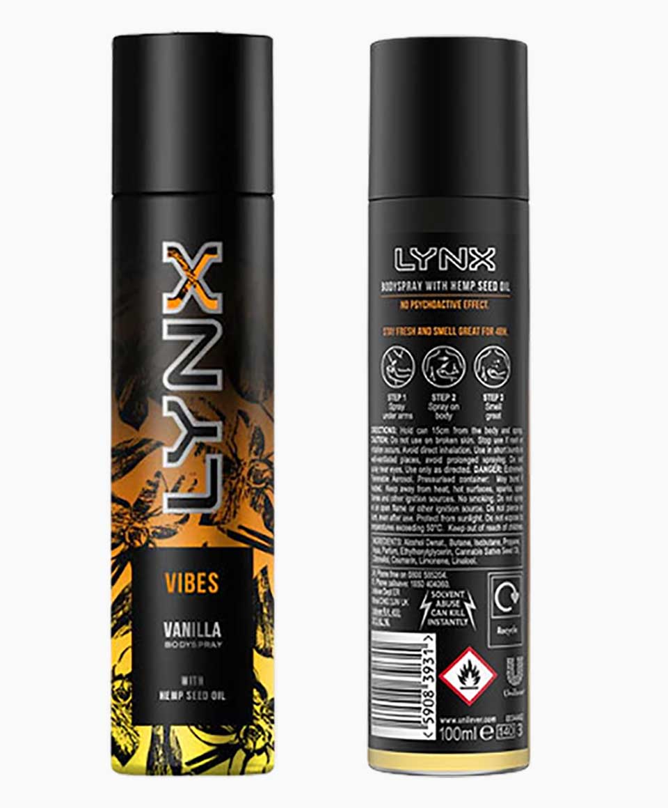 Lynx Vibes Vanilla Body Spray