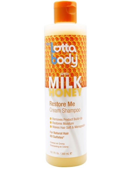 Lottabody Milk Honey Restore Me Cream Shampoo