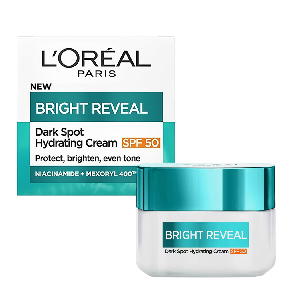 Loreal Bright Reveal Dark Spot Hydrating Cream SPF 50