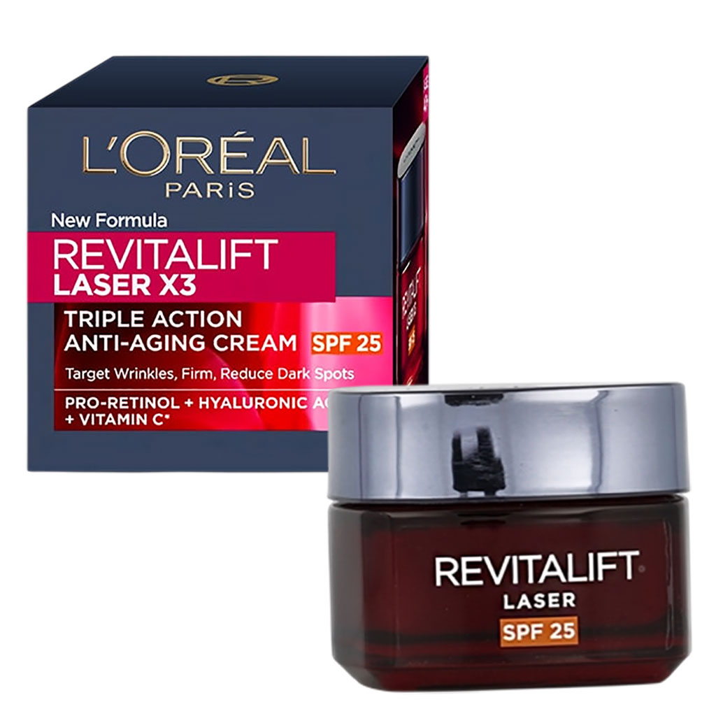 Revitalift Laser X3 Triple Action Anti Aging Cream SPF25