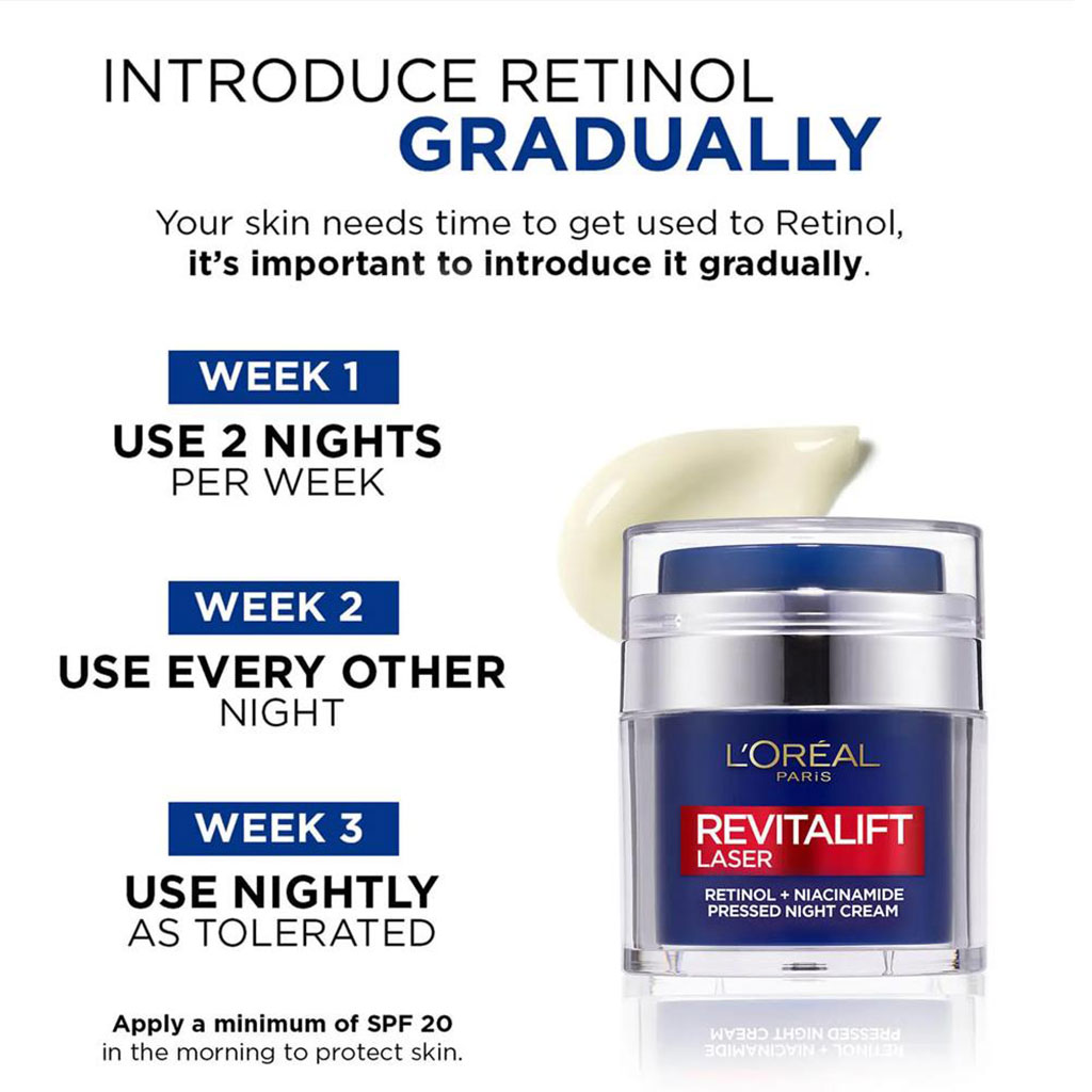 Revitalift Laser Retinol Niacinamide Pressed Night Cream