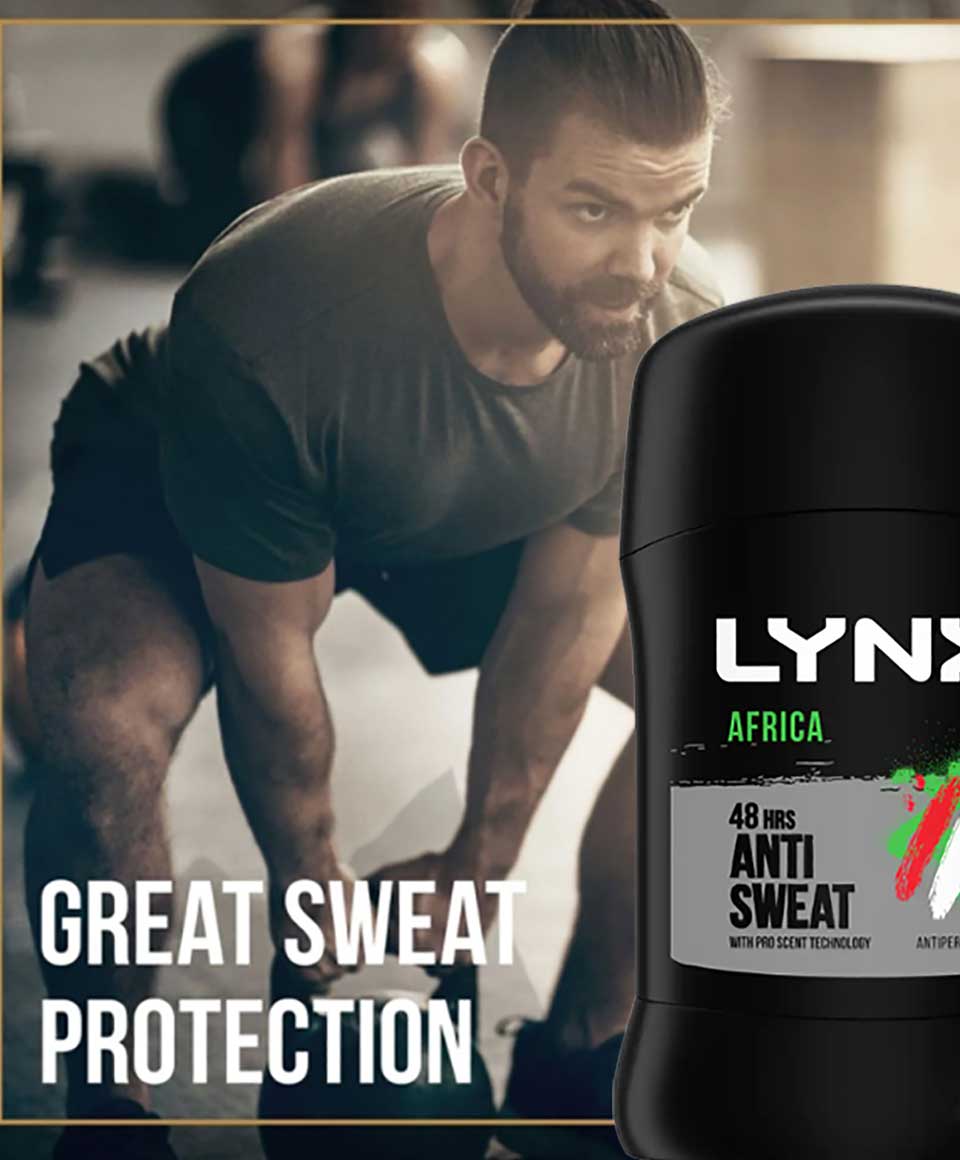 Lynx Africa 48Hr Anti Sweat Antiperspirant Stick