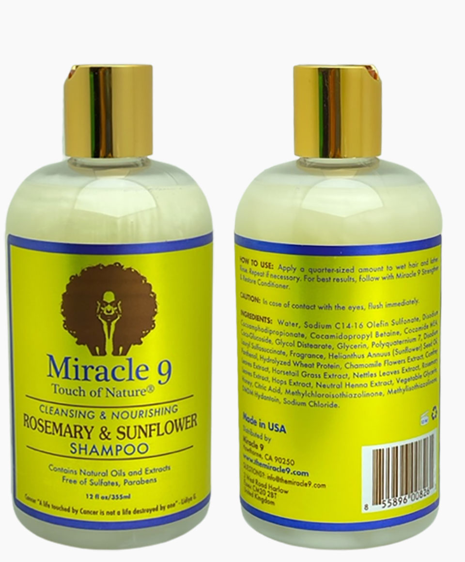 Miracle 9 Rosemary And Sunflower Shampoo