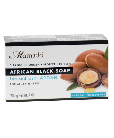 African Black Soap Infused With Argan