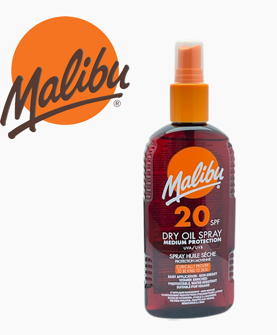 Malibu Medium Protection Dry Oil Spray With SPF20