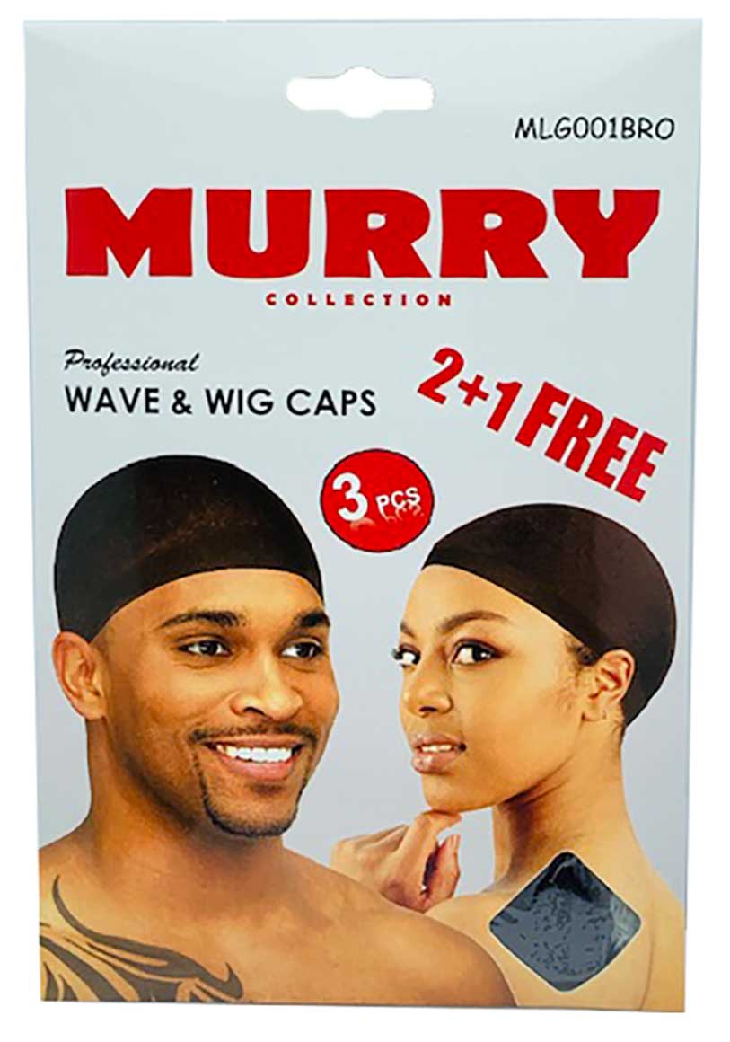 Murry Collection 3 Pcs Stocking Wig Cap