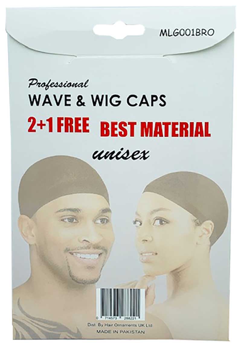 Murry Collection 3 Pcs Stocking Wig Cap