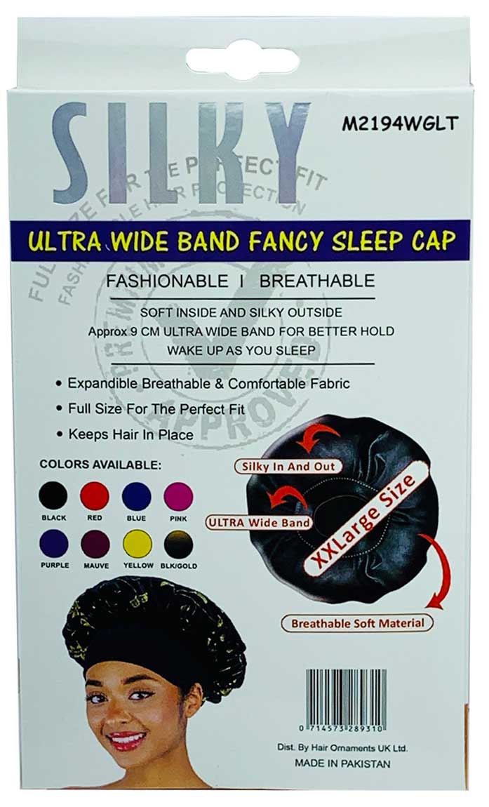 Soft Satin Silky Sleep Cap M2194WGLT