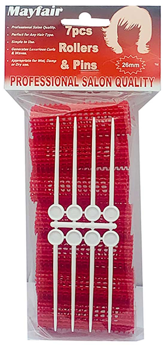 Mayfair Pin Rollers Deep Red