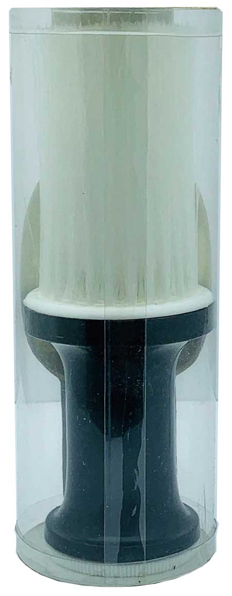Mayfair Neck Brush Pump Talc Dispenser
