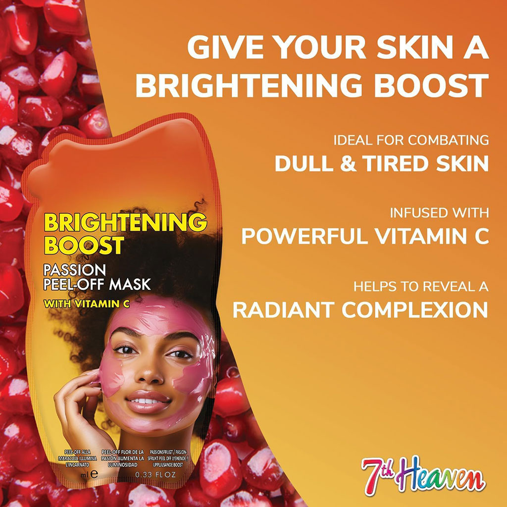 7Th Heaven Brightening Boost Passion Peel Off Mask