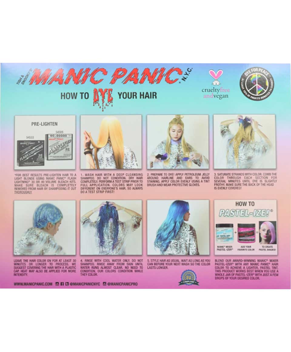 Manic Panic Semi Permanent Hair Color Cream Mermaid