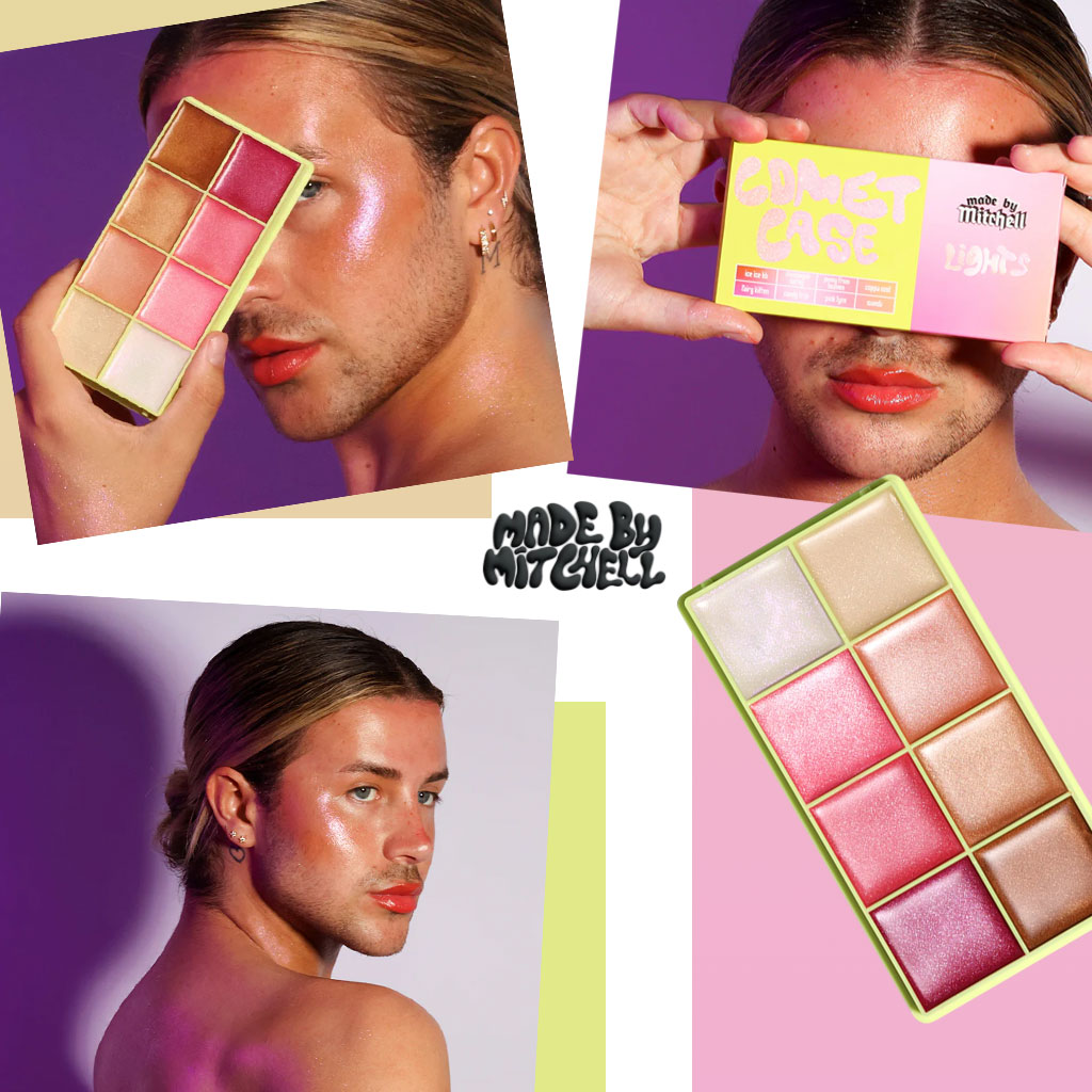 Comet Case Cream Highlighter Palette Lights