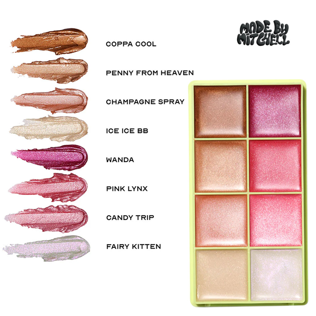 Comet Case Cream Highlighter Palette Lights