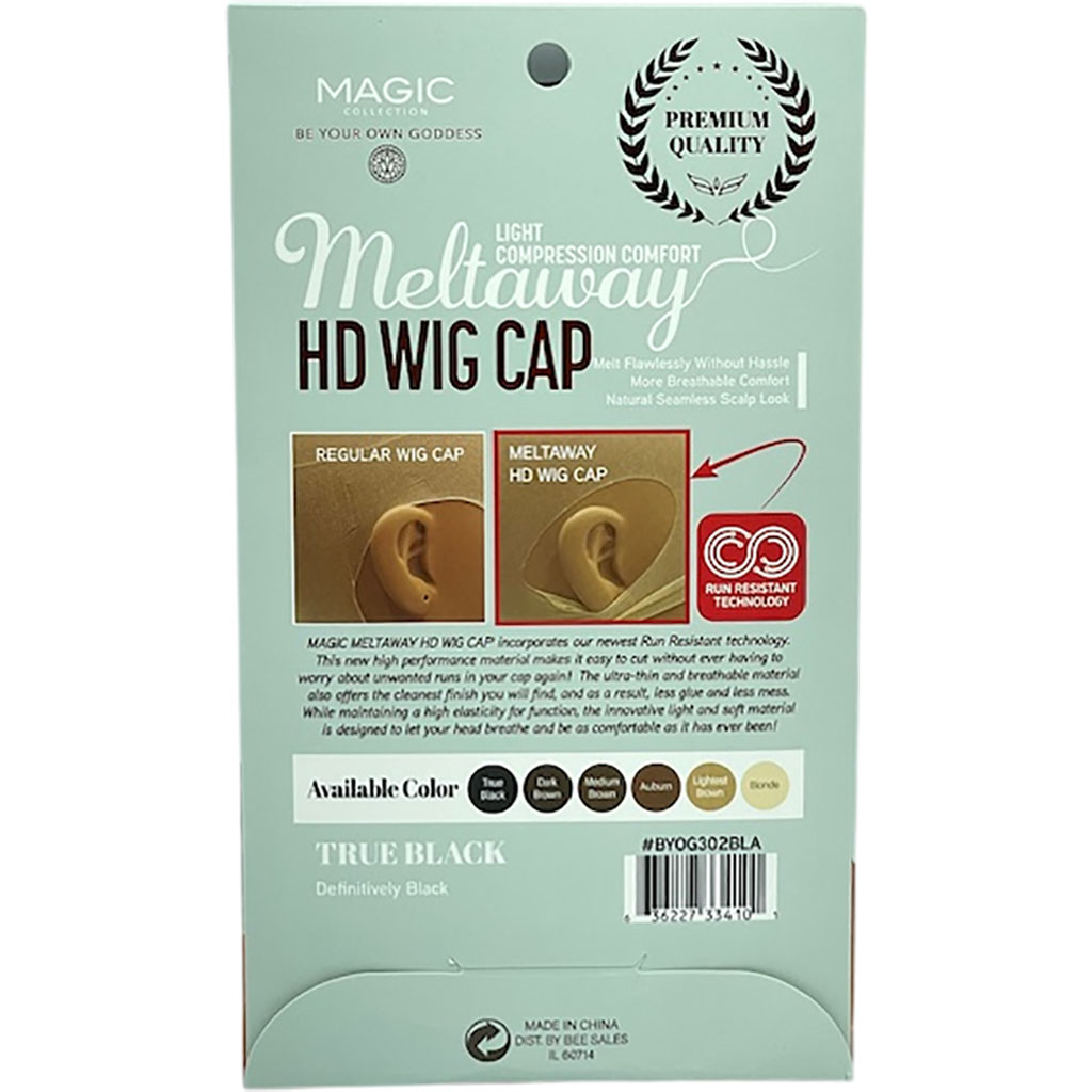 Magic Collection HD Meltaway Wig Cap BYOG302BLA True Black