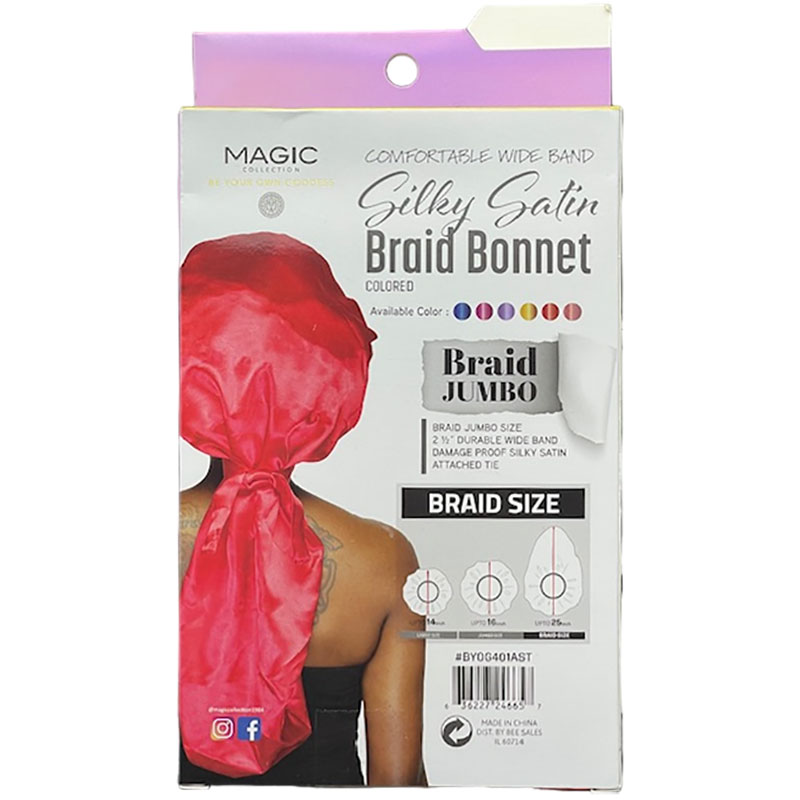 Magic Collection Silky Satin Braid Bonnet BYOG401AST