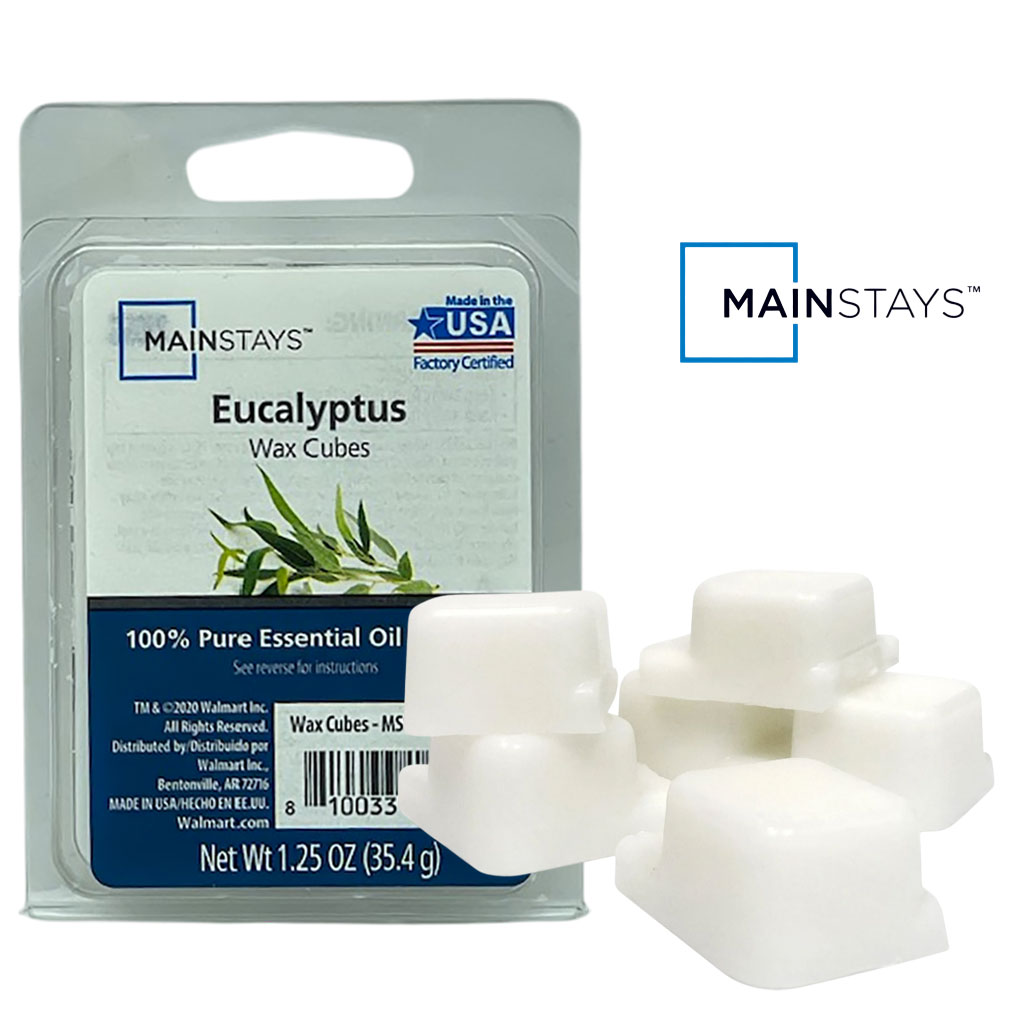 Essential Oil Infused Wax Melt Cubes Eucalyptus