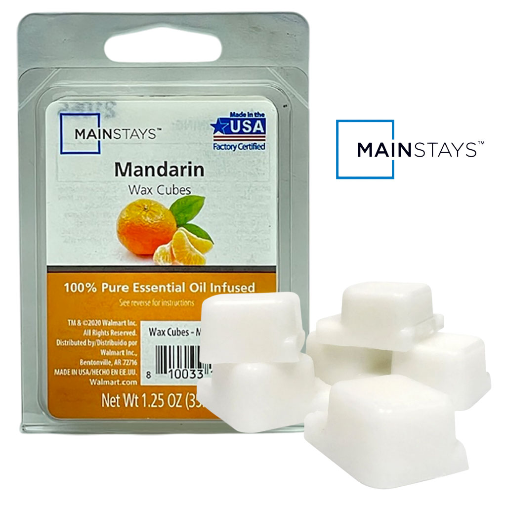 Essential Oil Infused Wax Melt Cubes Mandarin