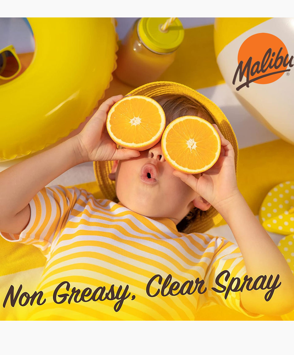Malibu Kids Clear Protection Spray SPF50