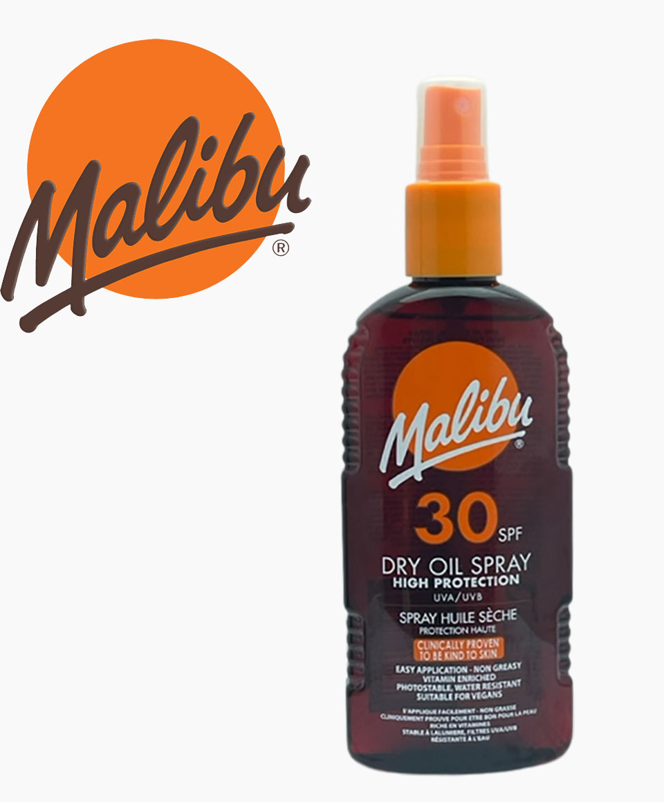 Malibu Dry Oil Spray With SPF30